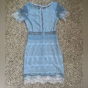 Blue Lace Dress